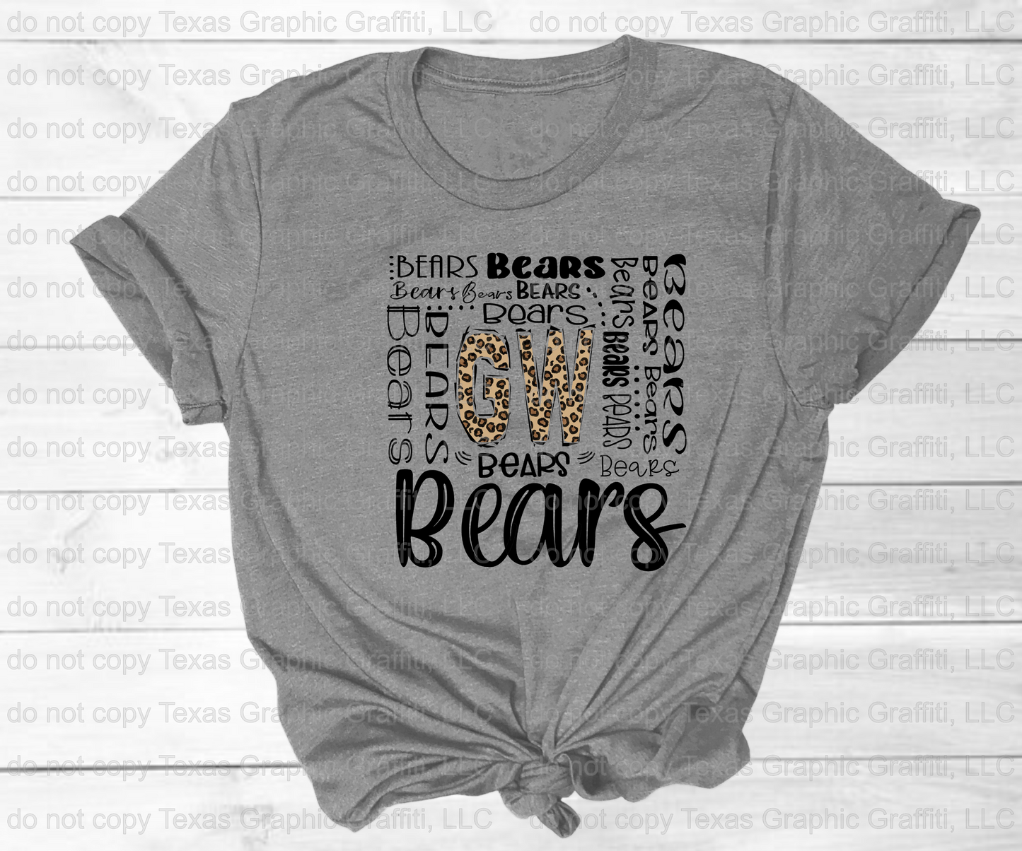 Gladewater Bears Typograph